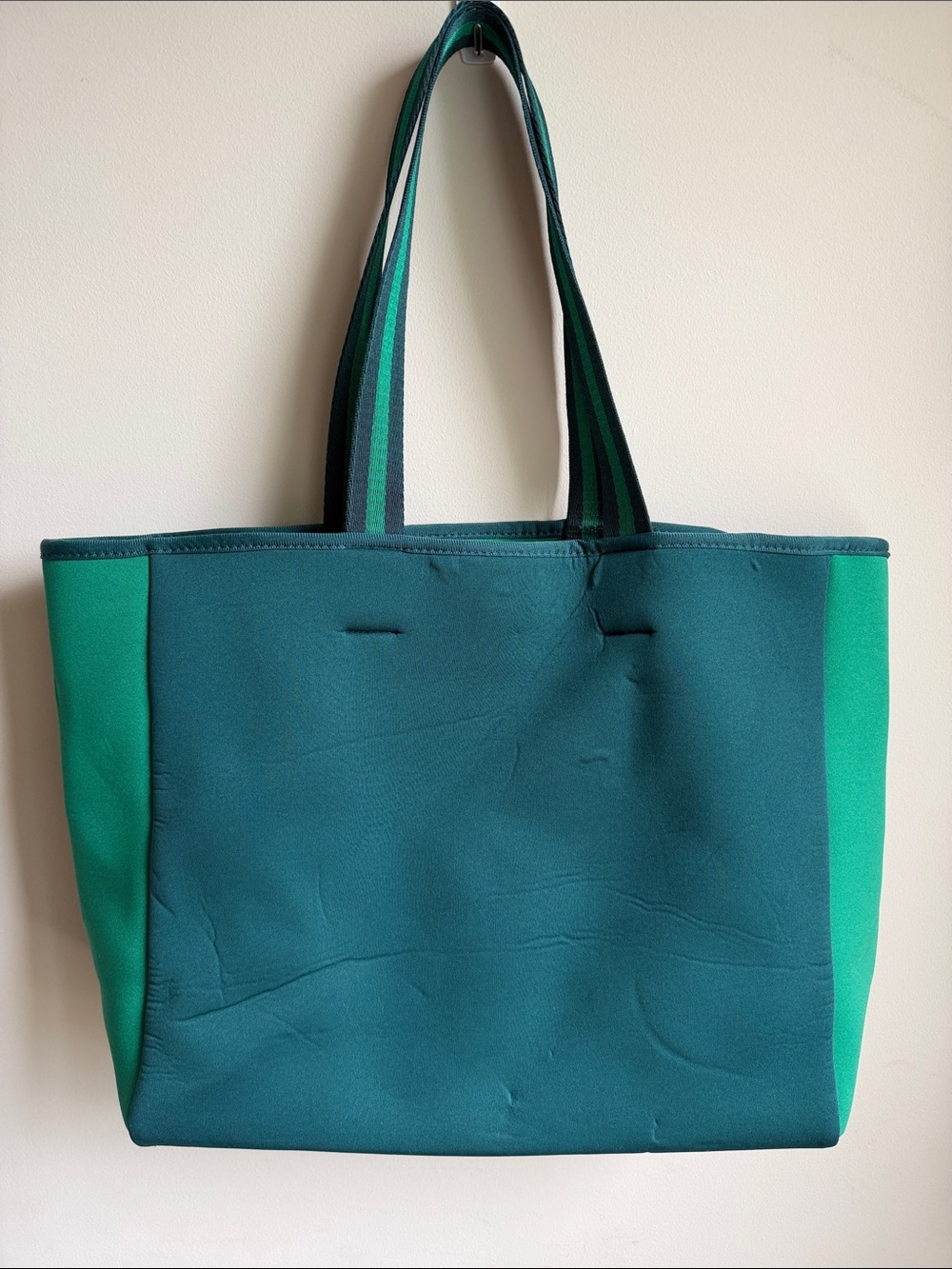 Summersalt Neoprene Large Tote Bag Green